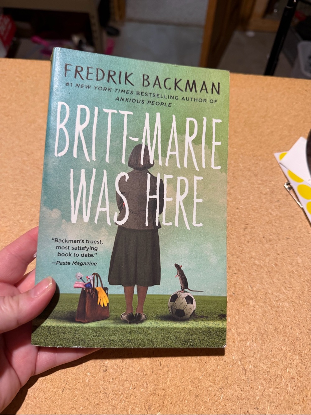 Britt-Marie Was Here - Green Cover Paperback